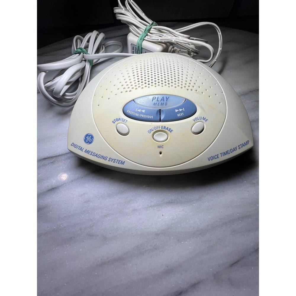 VTG GE Digital Voice Time Day Stamp Messaging System Phone Answering Machine
